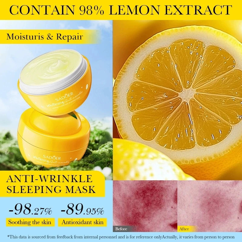 SADOER Fruit Sleeping Face Mask – Moisturizing & Anti-Aging