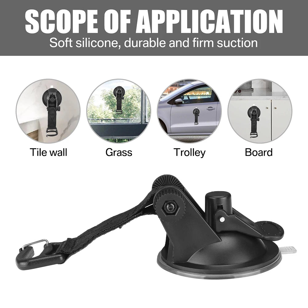 1/4/8PC Multi Suction Cup Heavy Duty Portable Adjustable Hook Car Suction Cup Kitchen Bathroom Outdoor Camping Tent Sucker Peaceful Pleasures Health and Wellness
