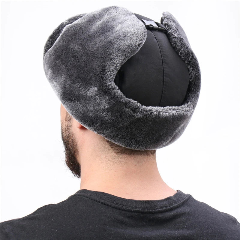 Warm Russian Trooper Hat Russian Ushanka Trooper Aviator Hats For Men And Women Peaceful Pleasures Health and Wellness