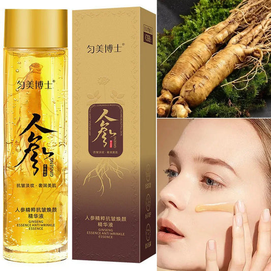 Korean Red Ginseng Extract Liquid, Anti-Wrinkle Serum Oil for Anti Aging, Moisturizer, Fighting Collagen Loss, Improves Sagging Peaceful Pleasures Health and Wellness 120ml