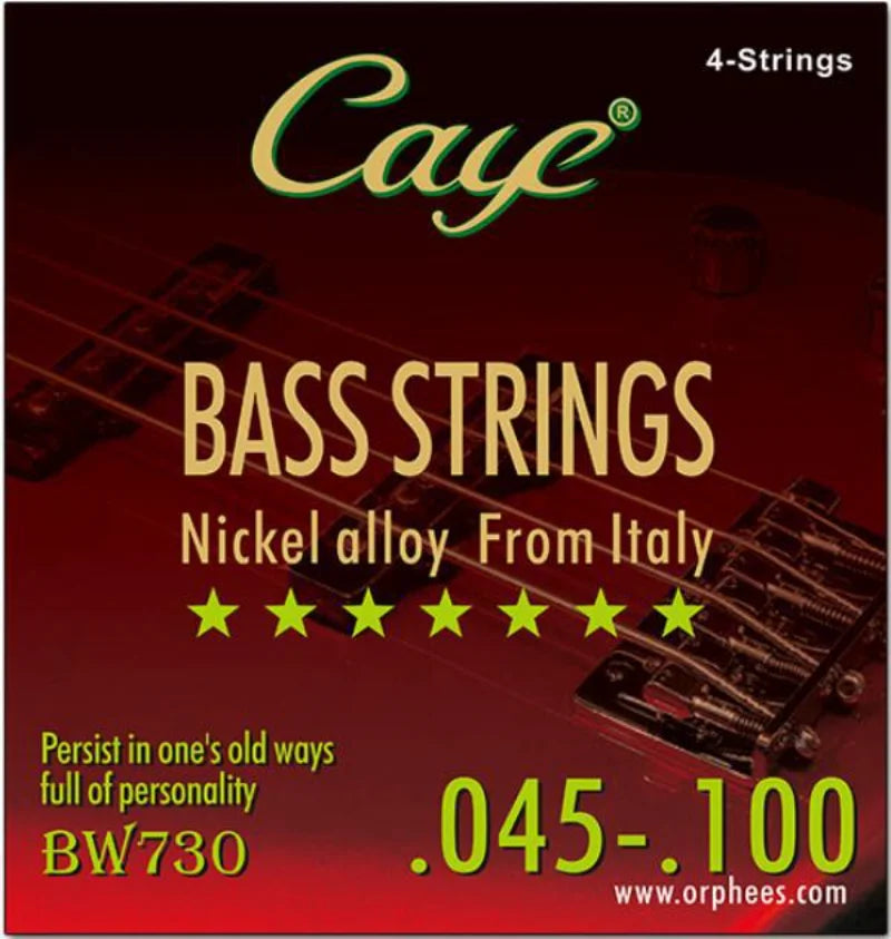 Guitar Strings Caye Crossing 4 5 6 String Electric Bass Hexagonal
