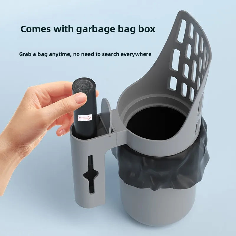 Litter scoop, cat waste cleaning trash can, cat litter storage box, pet poop cleaning tool for cats and dogs Peaceful Pleasures Health and Wellness