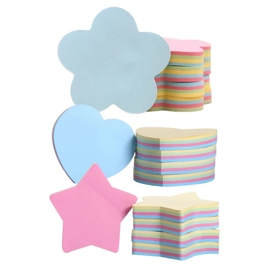 500 Sheets/5pack Cute Sticky Notes Colorful Adhesive Memo Pads Bulk Note Taking for Journaling, Office School Home Planning Peaceful Pleasures Health and Wellness