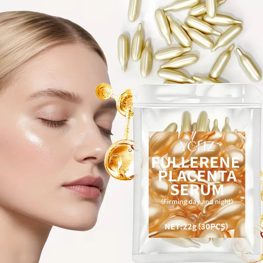 YCHZ Collagen & Hyaluronic Acid Face Serum Capsules 30ct Face Serum Capsules Oasis Select