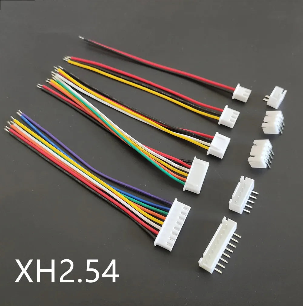 10Sets JST1.25 ZH1.5 PH2.0 XH2.54 Connector Female + Male 2/3/4/5/6/7/8/9/10/12P Plug with Cable 10/20/30cm with Bend PIN 2.54MM Peaceful Pleasures Health and Wellness XH 2.54MM 2P Length 10CM