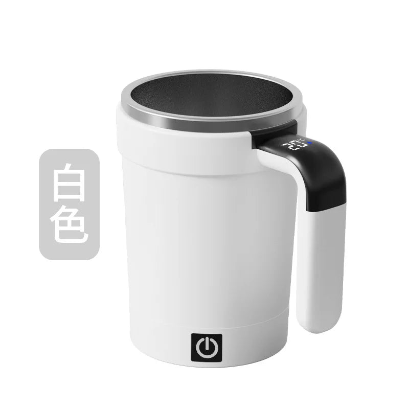 Smart Self-Stirring Mug with Temp Display | Electric Thermos Cup