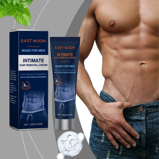 East Moon Avocado Men's Hair Removal Cream 100g – Painless Hair Removal Cream Peaceful Pleasures Health and Wellness