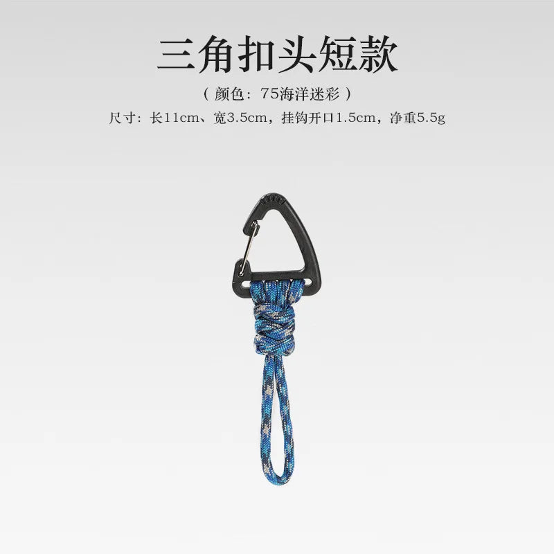 New 1pc Plastic Carabiner Clip Keychain Outdoor Camping Hiking Climbing Snap Clip Lock Backpack Hanger Buckle Hook Color Random Peaceful Pleasures Health and Wellness E