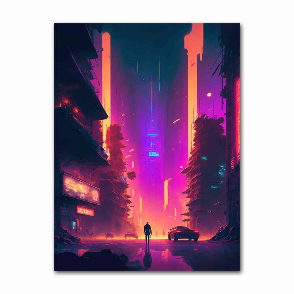 Colorful Game Controller Wall Art Poster Prints Nordic Aesthetic Picture Canvas Painting Gaming Boy Room Home Decoration Peaceful Pleasures Health and Wellness A60557-06 50x70cm Unframed