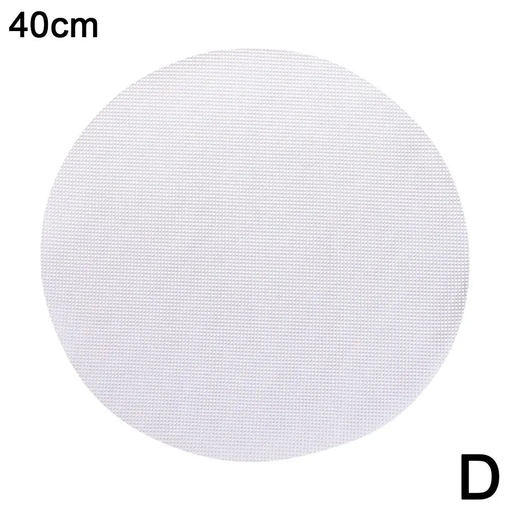 Circular silicone steamer mat Durable Thickened Reusable Silicone Dehydrator Sheets Restaurant Kitchen Cooking Accessory Peaceful Pleasures Health and Wellness D