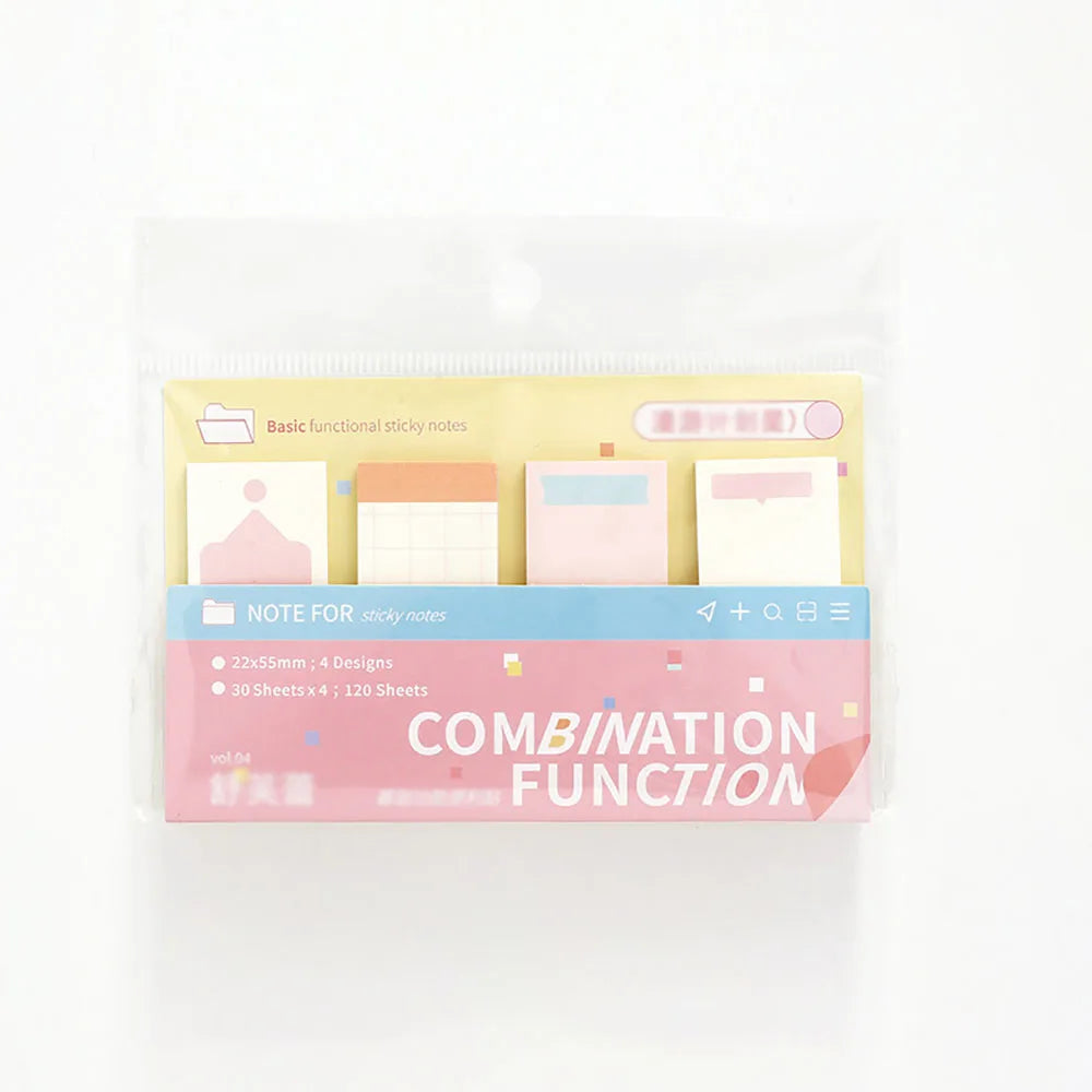 120 Sheets Combination Sticky Notes Roaming Plan Star Schedule