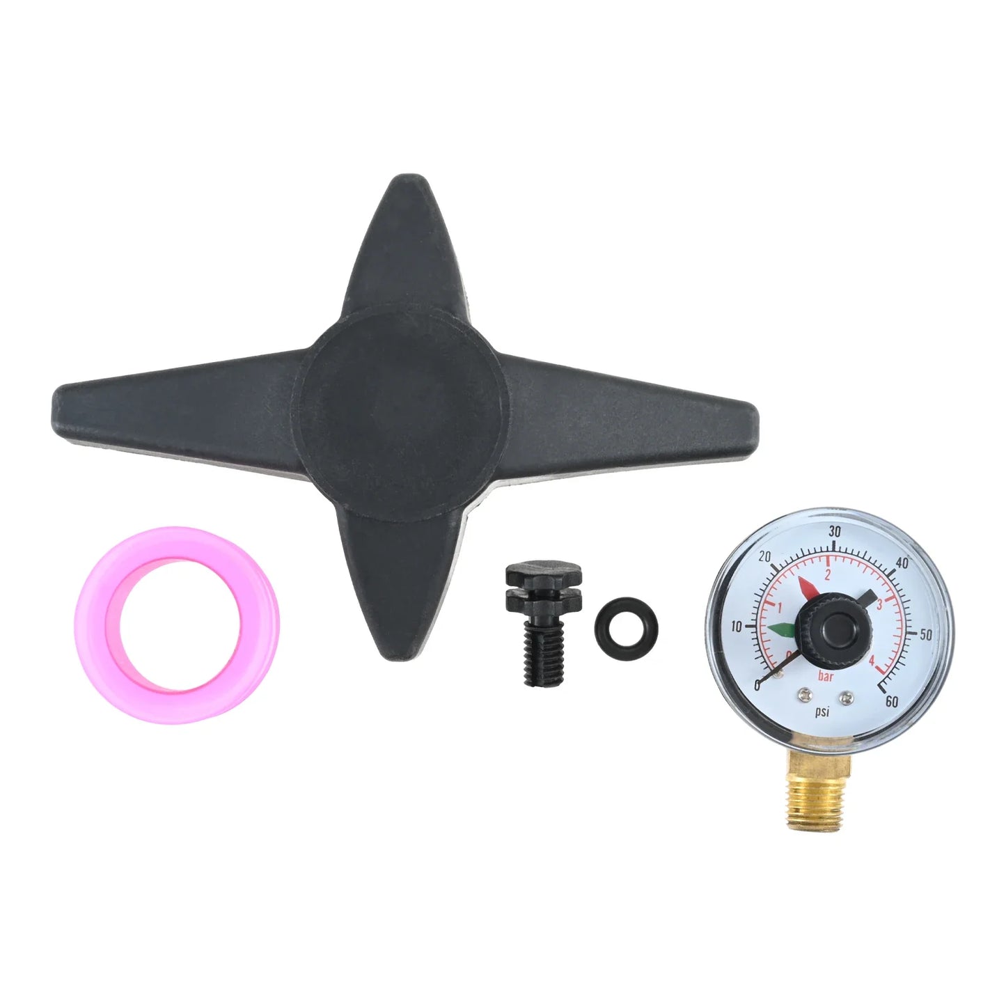Star-Clear Plus Filter Kit: Knob, Vent Valve & Pressure Gauge
