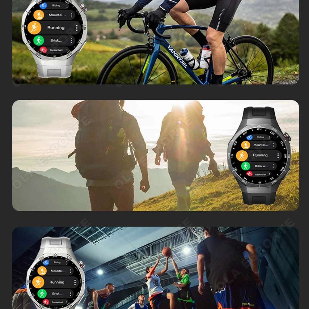 2026 NEW GPS Track Compass Smart Watch Men 360*360 AMOLED Screen BT Call IP68 Waterproof Health Monitor Man Smartwatches HW12 Peaceful Pleasures Health and Wellness