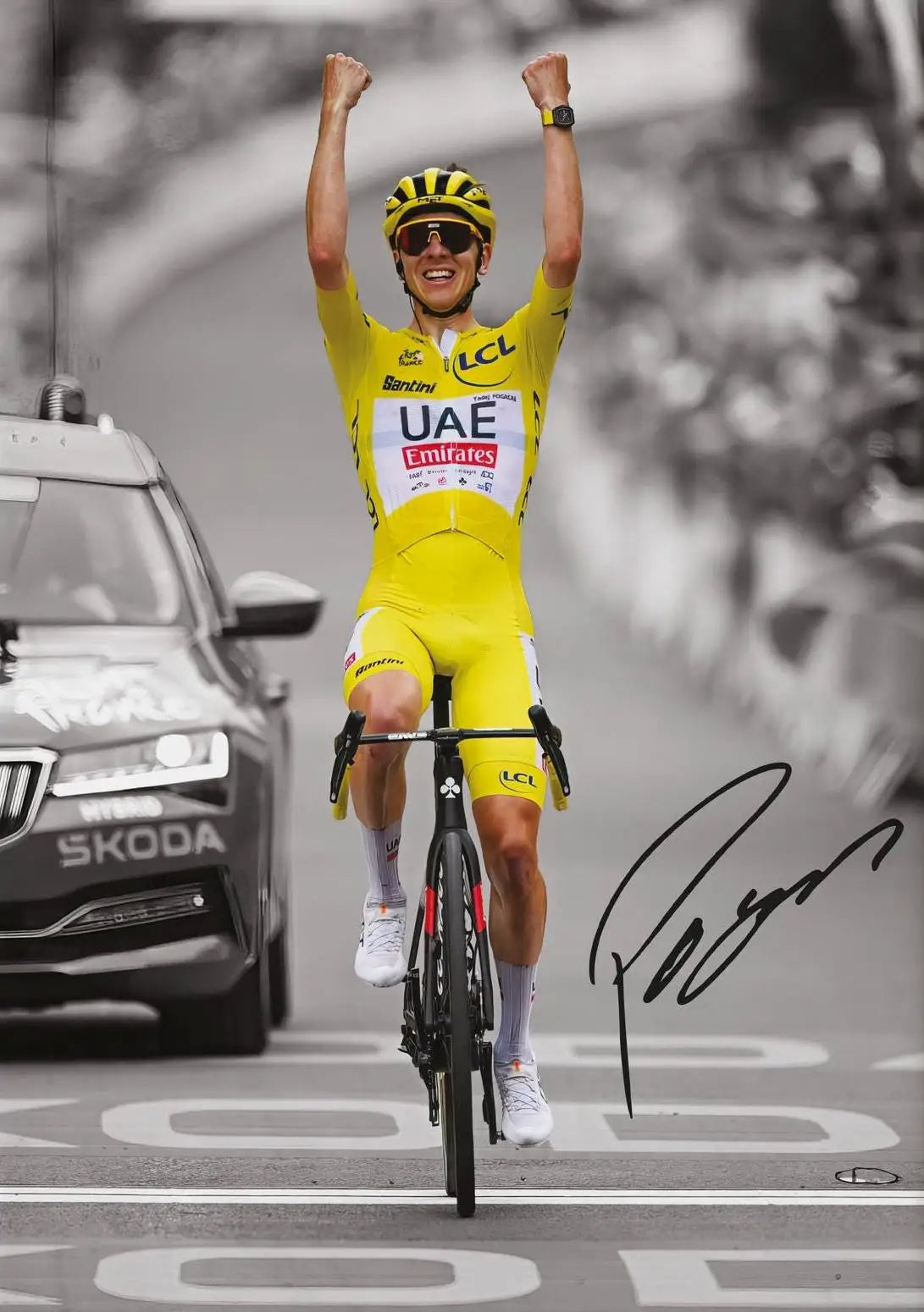 Cycling World Champion Tadej Pogacar Posters Sports Prints Mathieu Van Der Poel Canvas Painting Wall Picture Home Room Decor Peaceful Pleasures Health and Wellness CJ55263 50x70cm Unframed