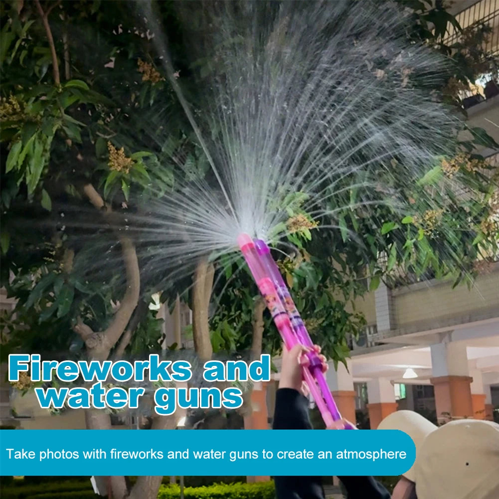 Fireworks Water Gun | Pull-Out Sprinkler Pool & Beach Toy Peaceful Pleasures Health and Wellness