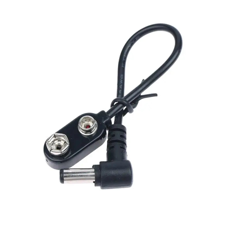 Effect Pedal 9V Battery Clip Converter Power Cable Snap Connector 15CM For Guitar Effect Pedal Battery Power Supply Adapter Peaceful Pleasures Health and Wellness