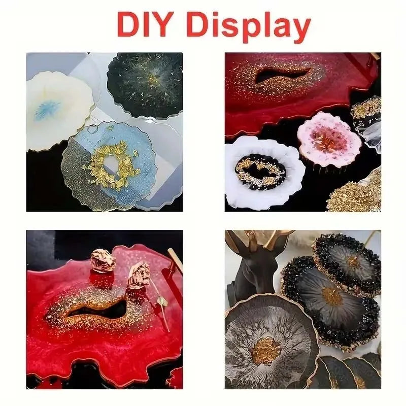 50g Gold Stone Metallic Flakes – Resin Inclusions & Glitter Art