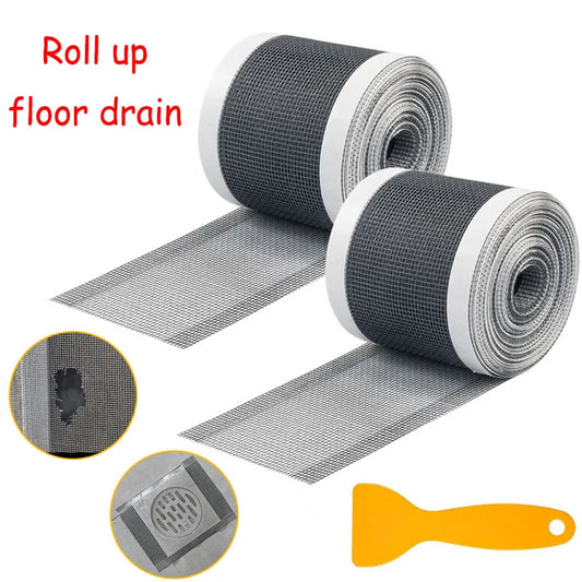 Shower Drain Hair Catcher – Self-Adhesive Filter Roll Drain Hair Filter Oasis Select