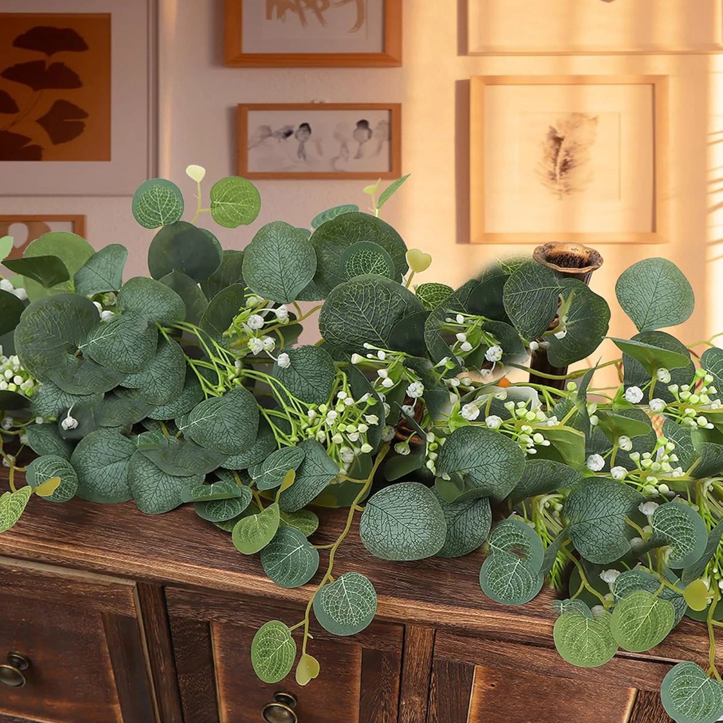 Artificial Green Vine Wall Hanging Décor | 175cm – 1 or 3 Pcs