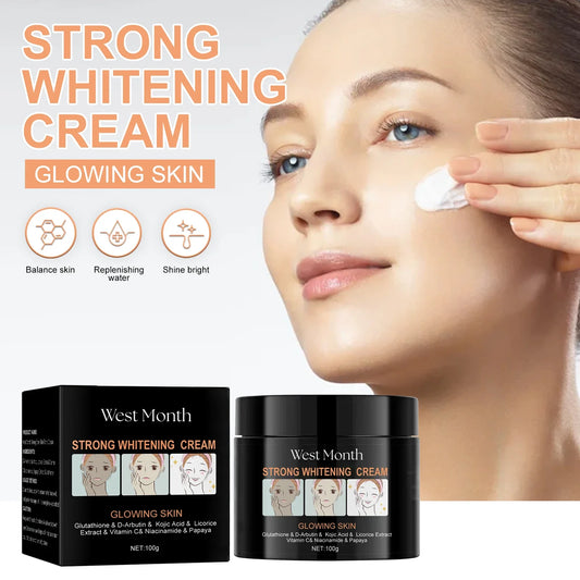 WEST MONTH Brightening Face Cream – Firming & Lightening 100g Brightening Face Cream Oasis Select