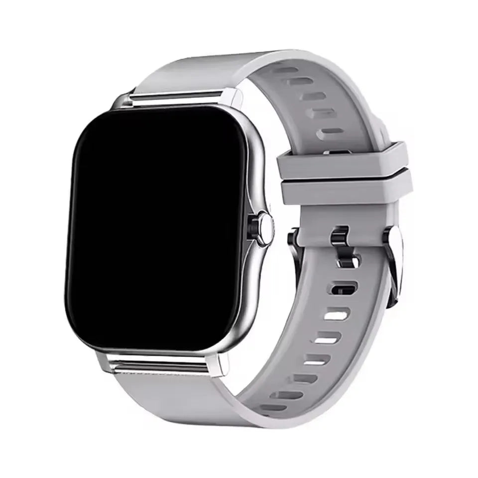 Smart Watch For Men Women Gift Sports Fitness Watch Bluetooth Call Digital Heart Rate Monitor Smartwatch GPS Tracking Wristwatch Peaceful Pleasures Health and Wellness Grey