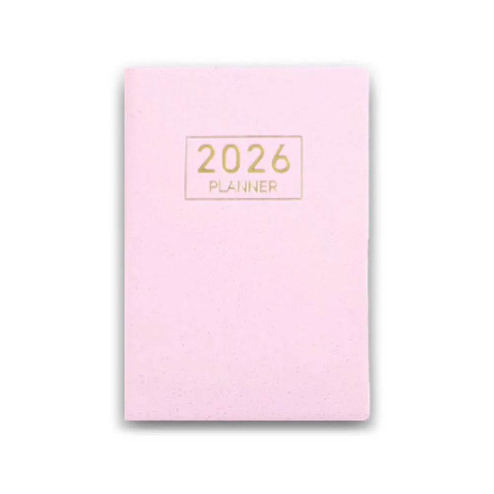 Simple Thick A7 Mini Notebook Square Calendar Weekly Planner Notepad To Do List School Office Portable Pocket Memo Work Planner Peaceful Pleasures Health and Wellness Style 3