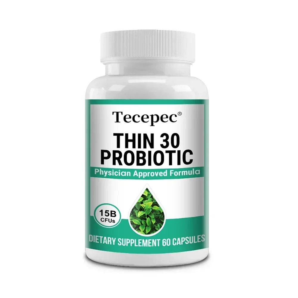 Best Probiotics - 6 Probiotic Strains - with Organic Apple Cider Vinegar, Green Tea Leaf Extract - Supports Gut Health Peaceful Pleasures Health and Wellness 60 count-1 bottle