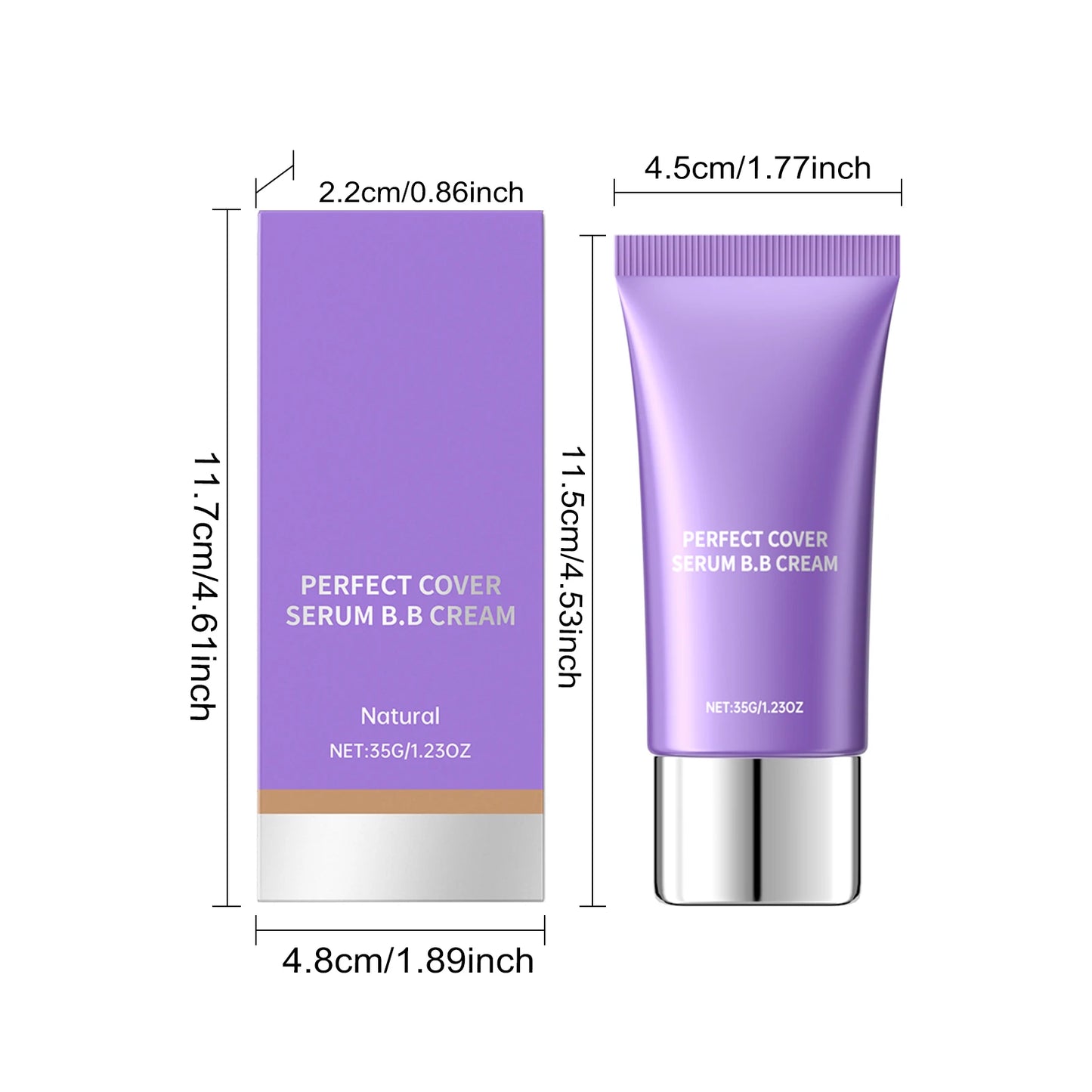Natural BB Cream – Matte, Moisturizing & Concealing Coverage
