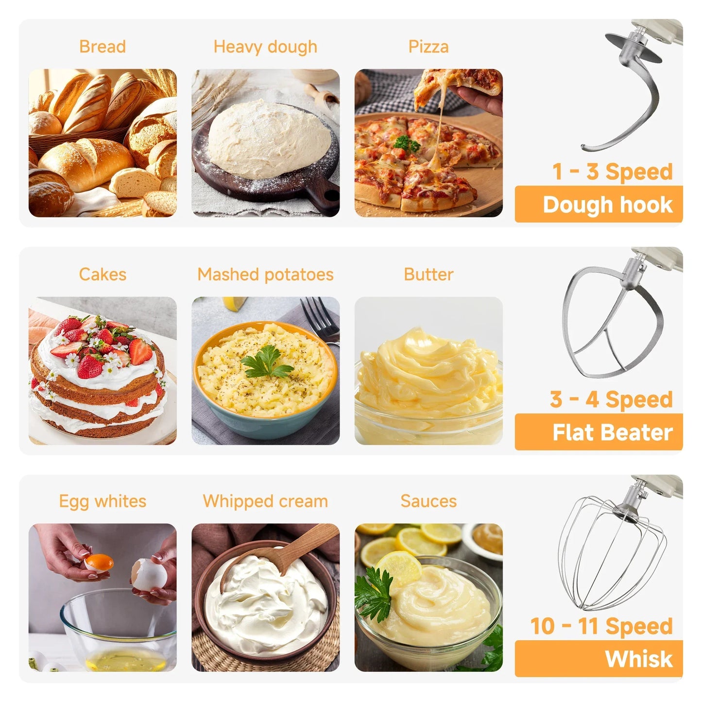 BioloMix 7L Stand Mixer for Baking – 1200W DC Motor, 11 Speeds + Meat Grinder Kitchen Appliance Peaceful Pleasures Health and Wellness