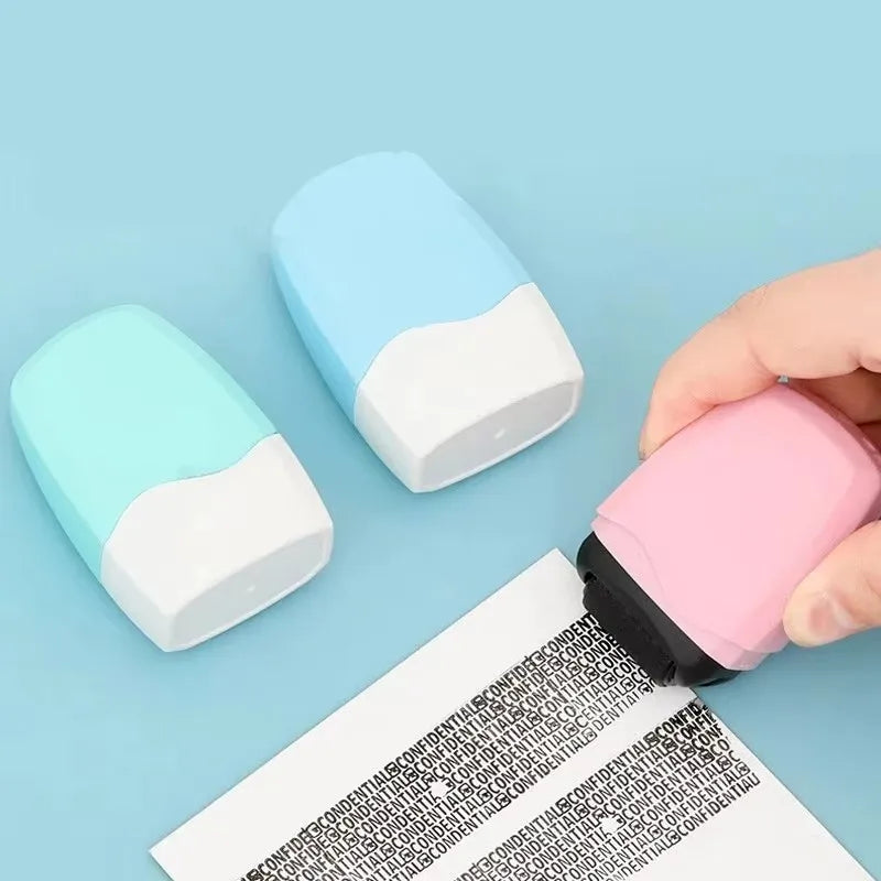 Identity Protection Roller Stamp Stop ID Identity Theft Identification Shielding Privacy Secret Address Shielder Peaceful Pleasures Health and Wellness