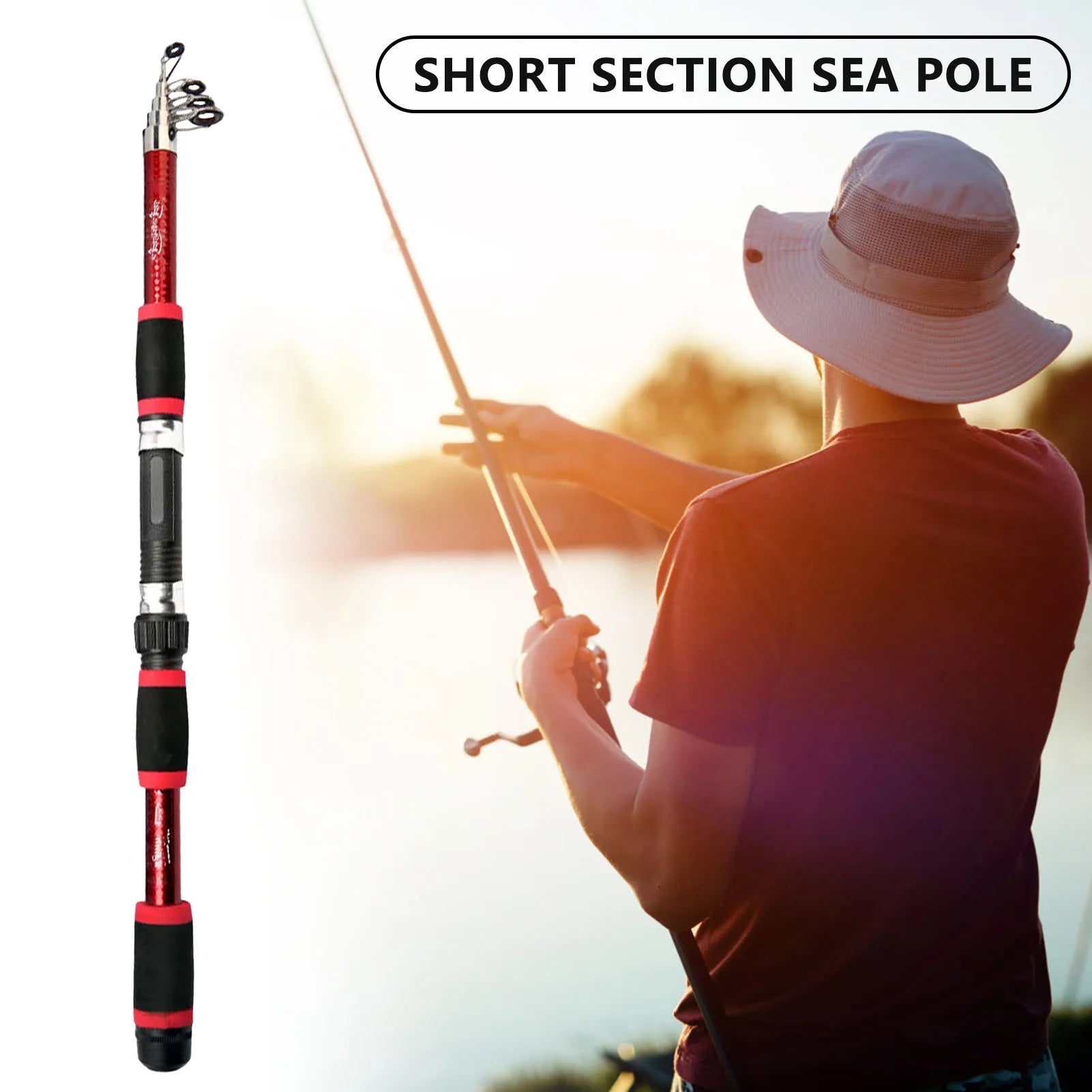 Full Fishing Equipment Set Convenient to Carry Fishing Accessories Kit for Angler's Holiday Good Gift Peaceful Pleasures Health and Wellness