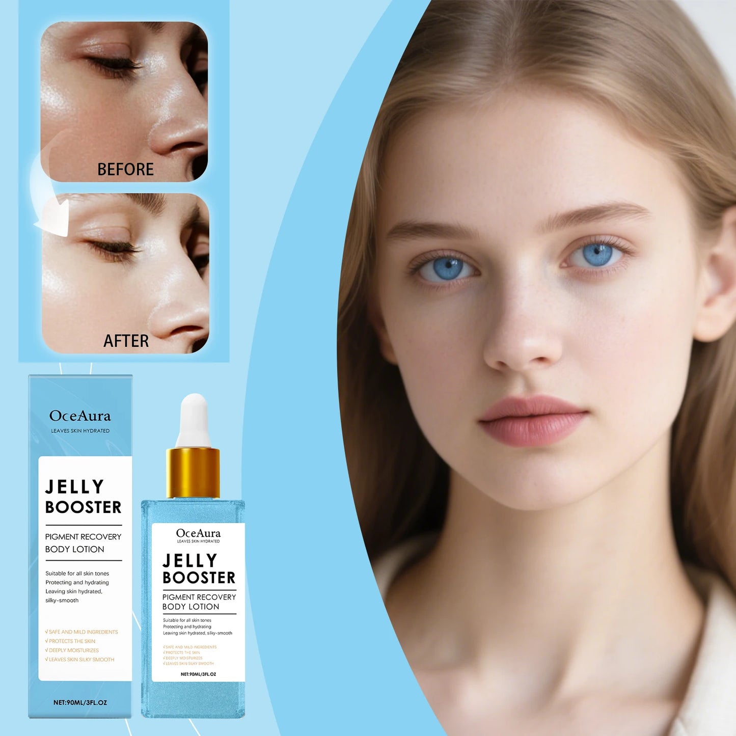 OceAura Niacinamide Brightening Serum | Even Tone & Hydration