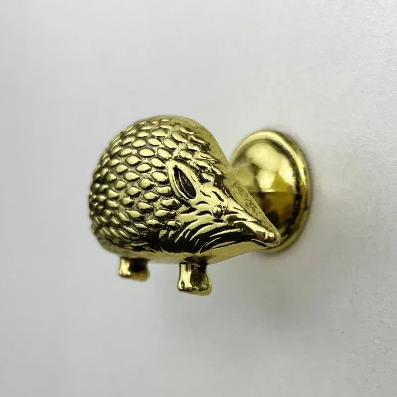10-Pack Hedgehog Cabinet Knobs – Cute Zinc Alloy Drawer Handles