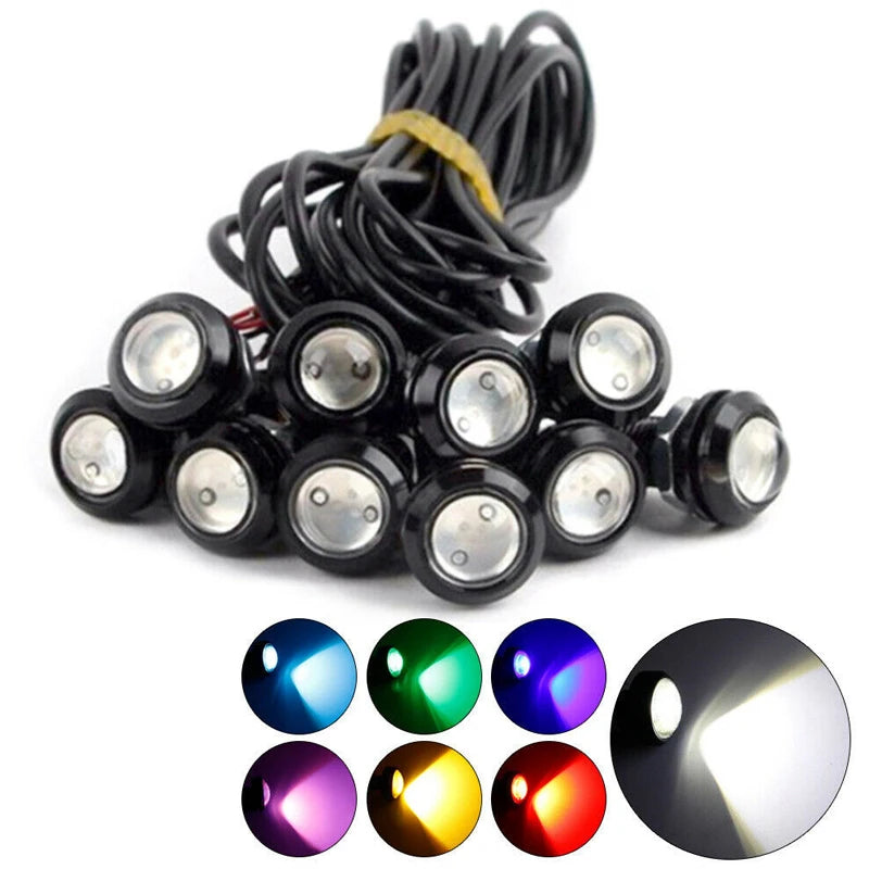 12V LED Eagle Eye Lights Waterproof DRL Reverse Lights – Car Truck