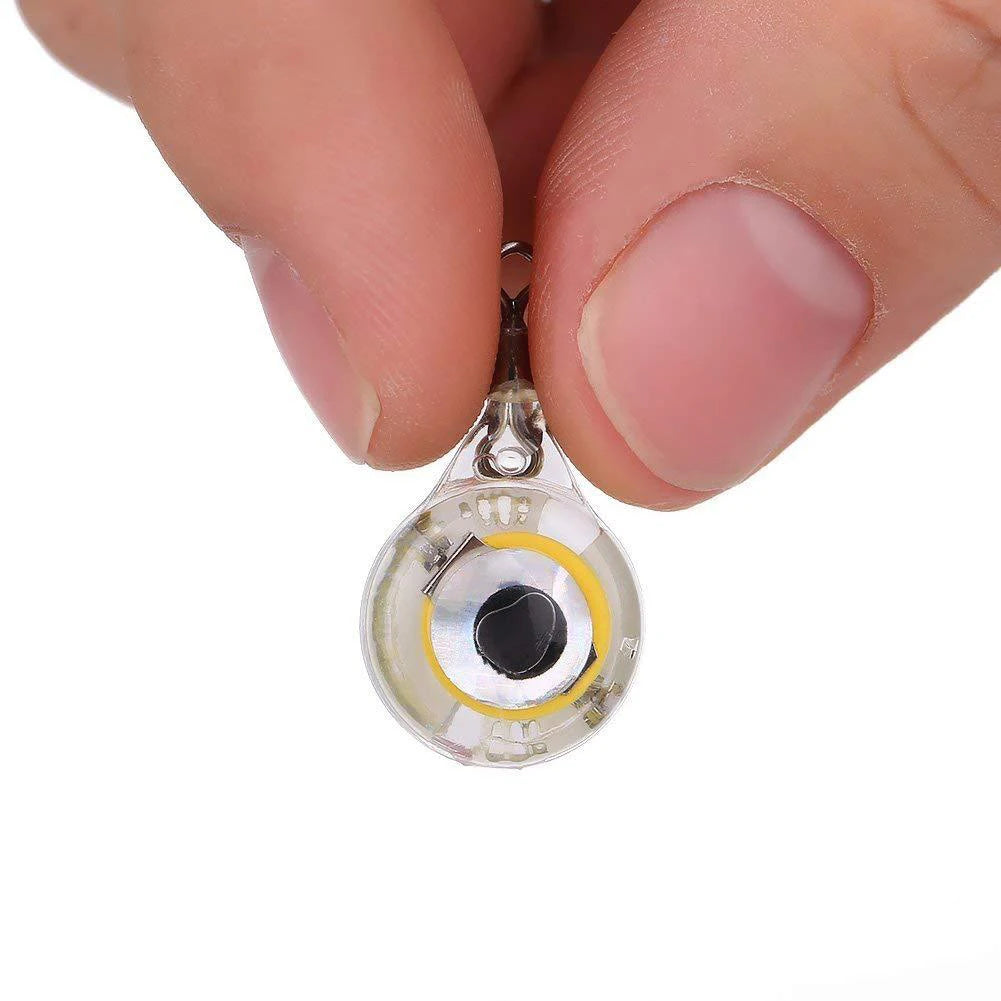 LED Fishing Lure Light Mini Deep Drop Underwater Eye Shape Fish Attracting Indicator Lure Led Flash Light For Fishing Tool Peaceful Pleasures Health and Wellness