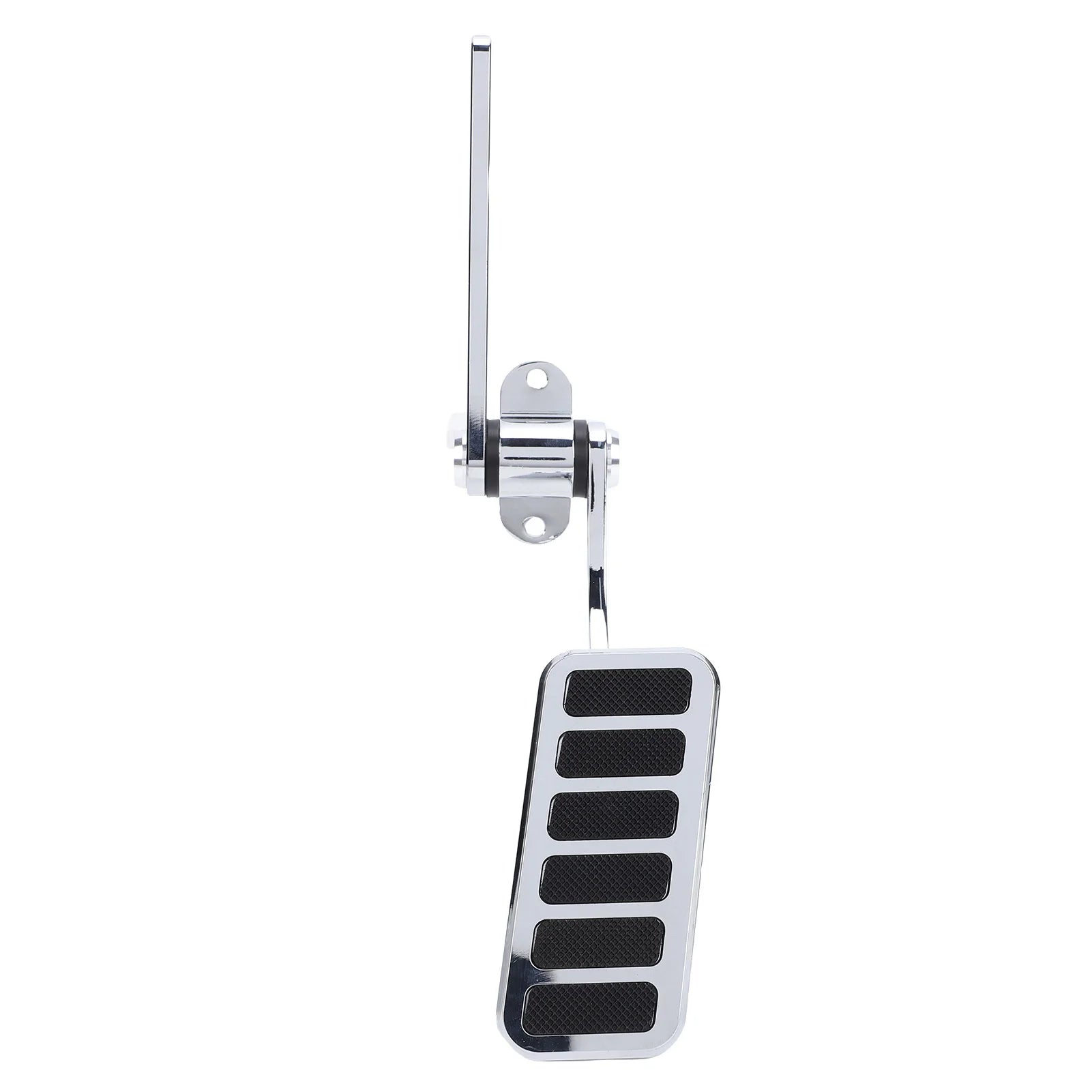 Polished Aluminum Throttle Pedal | Classic Cars Hot Rods 4.5"x2" Throttle Pedal Assembly Peaceful Pleasures Health and Wellness Default Title