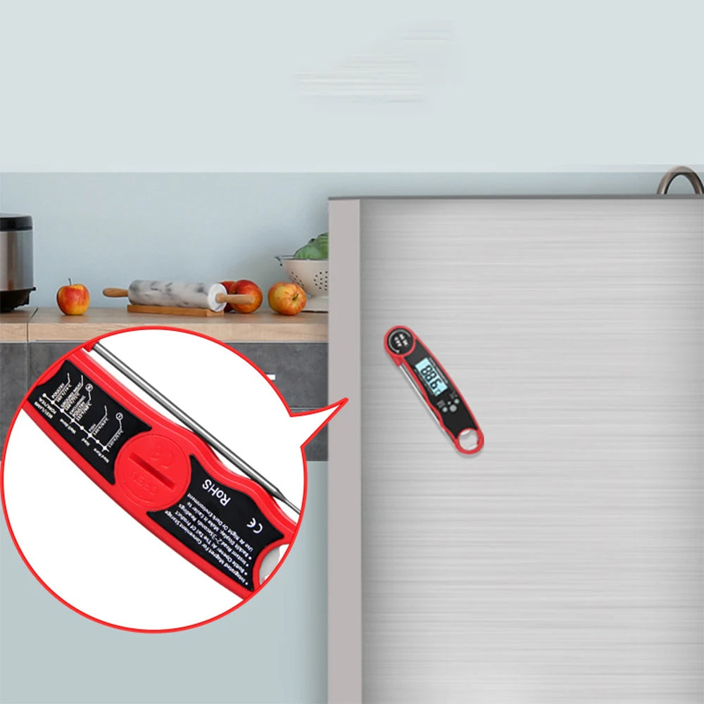 Leeseph Meat Thermometer Digital, Instant Read Food Thermometer, Waterproof Digital Thermometer for Cooking Grill BBQ Fryer Peaceful Pleasures Health and Wellness