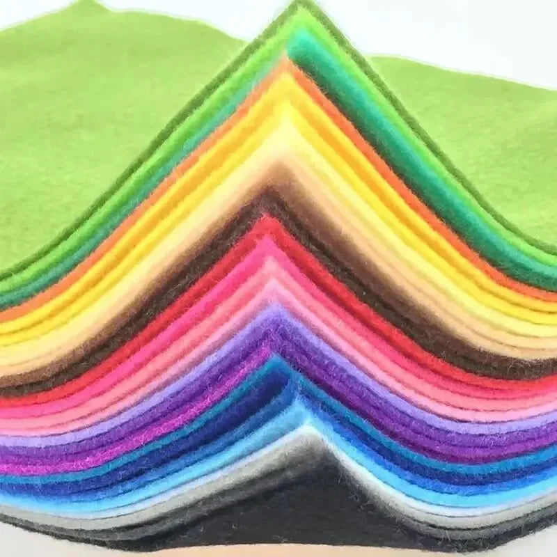 40Pcs Assorted Felt Fabric Sheets | Soft Nonwoven DIY Craft