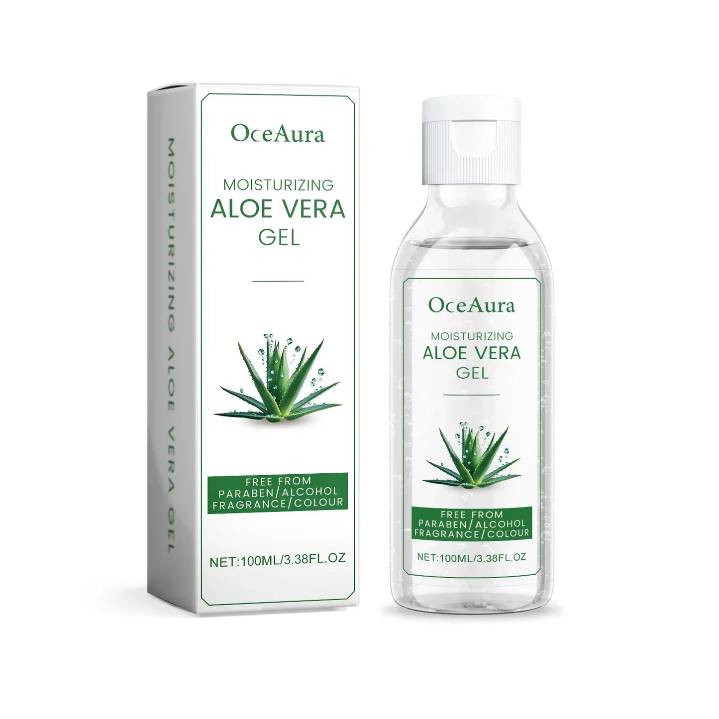 OceAura Aloe Vera Gel – Pore Shrinking, Oil Control & Acne Care