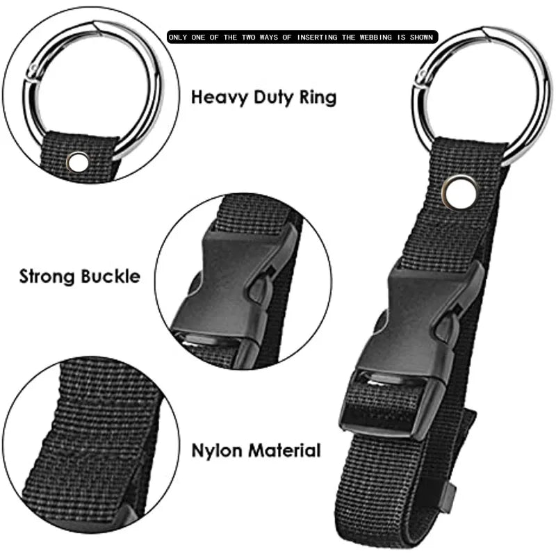 Travel Suitcase Portable Travel Strap Outdoor Lanyard Luggage Bag Anti-theft Hook Packing Strap Attachment Device Peaceful Pleasures Health and Wellness