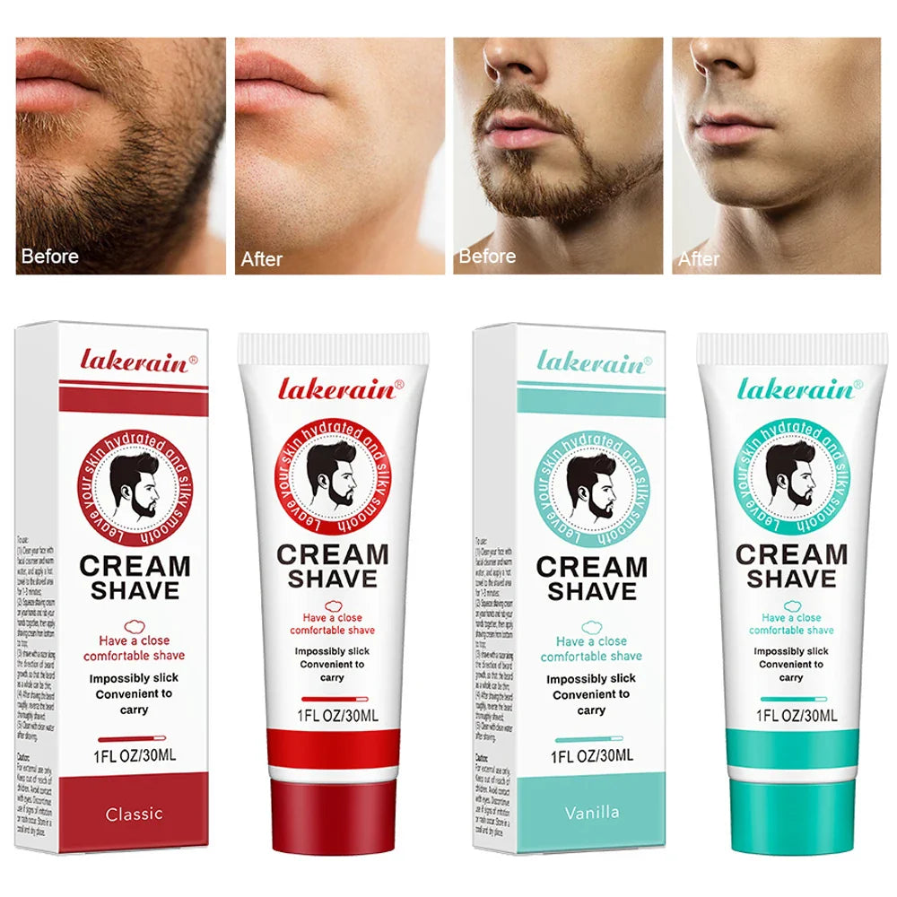 Men's Moisturizing Shaving Cream 30g – Smooth Beard Foam