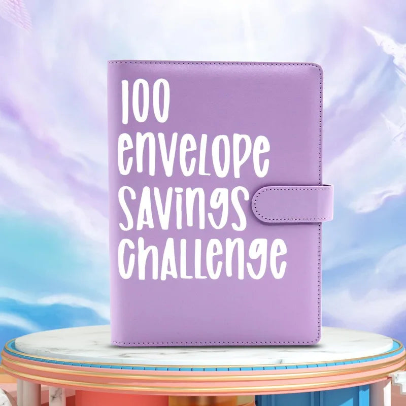 Star Chasing Collection Card Book: Save, Savings, Challenges - Loose-Leaf Binder with Budget Binder and Cash Envelopes Money Org Peaceful Pleasures Health and Wellness Purple