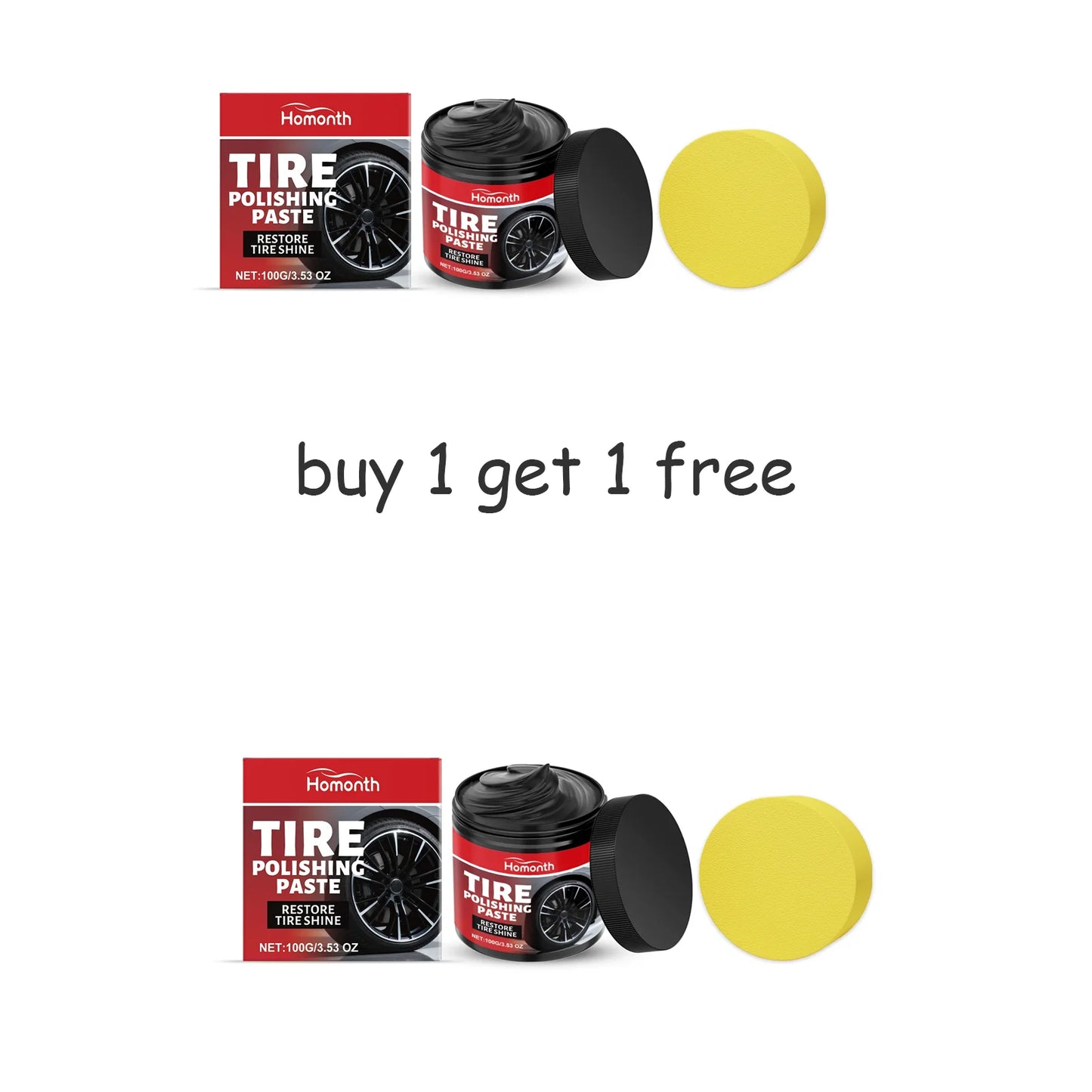 Tire Polishing Paste | Refurbishing & Crack Prevention 100g