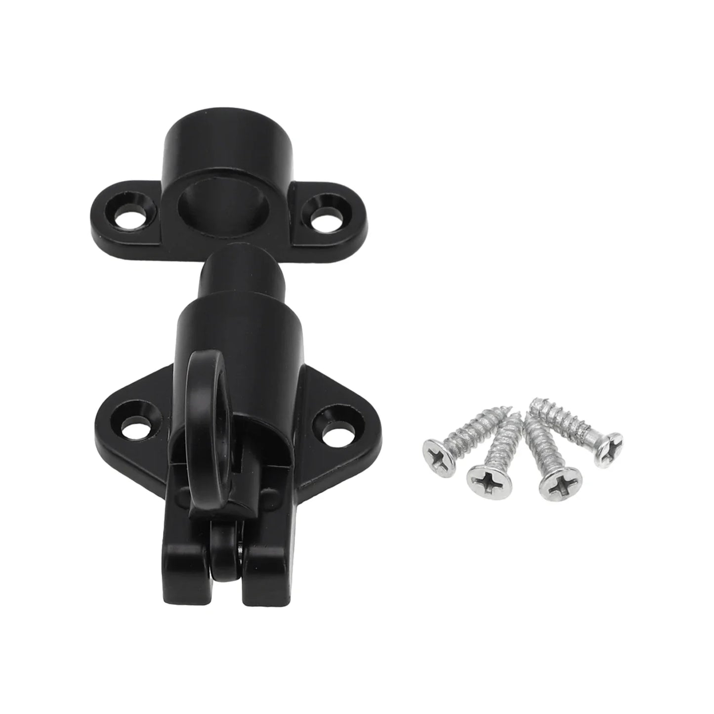Aluminum Spring Bolt Latch Lock for Doors & Gates | Black/White