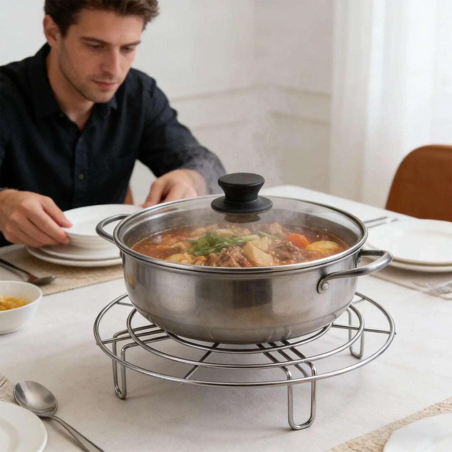 304 Stainless Steel Steaming Rack | Oven, Air Fryer & Pressure Cooker