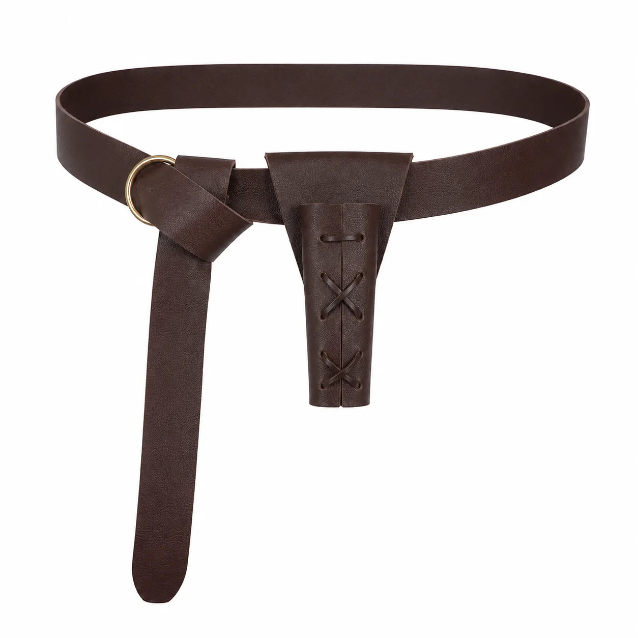 Medieval Leather Belt Sword Sheath Adjustable Waist LARP Cosplay