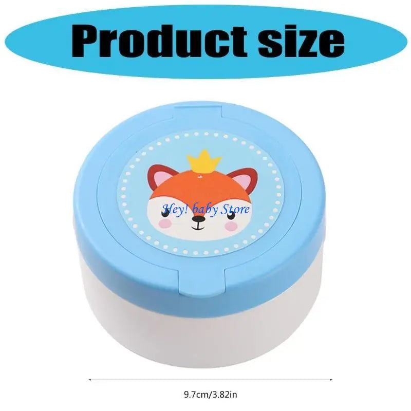 Baby Powder Puff Box | Safe Microfiber Infant Skin Container