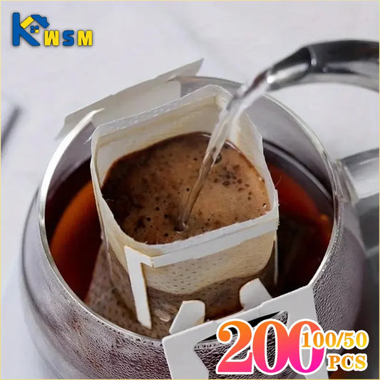 Biodegradable Disposable Drip Coffee Filter Bags – 50 Pack Coffee Filter Bags Oasis Select