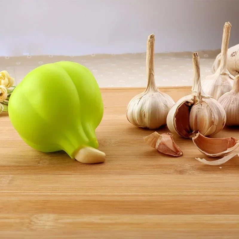 New Kitchen Garlic Peeler Garlic Puree Remover Silicone Garlic Peeler Manual Garlic Peeler Silicone Garlic Peeler Practical Tool Peaceful Pleasures Health and Wellness