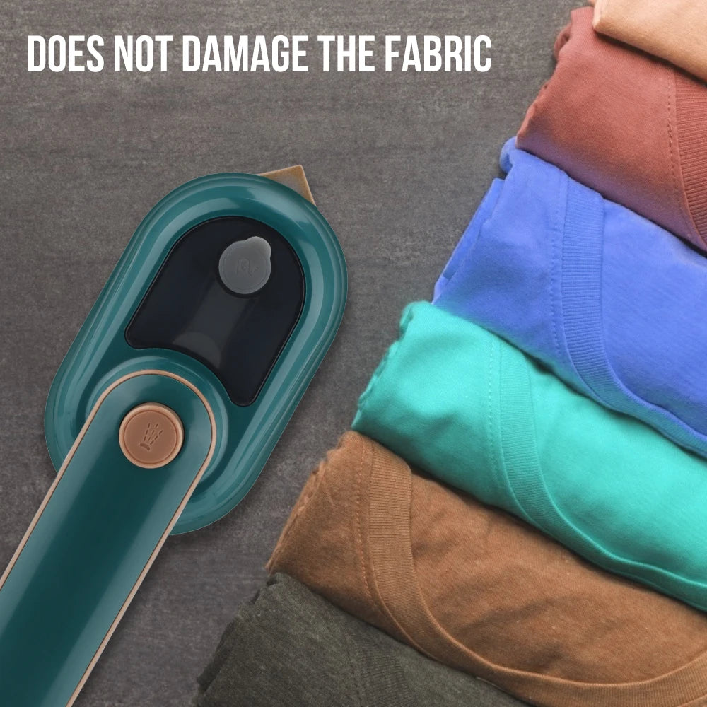 Handheld Garment Steamer Portable 170℃ Dry Wet Ironing Wrinkle Remover Home Travel Fabric Steamer for Clothes Anti-bacterial Peaceful Pleasures Health and Wellness